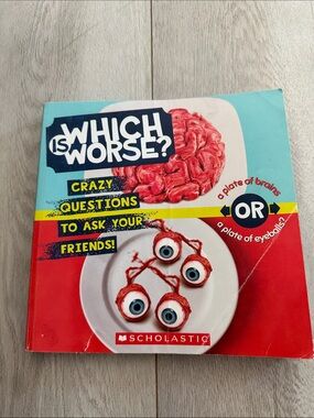 Scholastic Which Is Worse? Game Book - Red & Teal